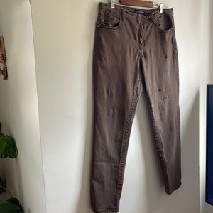 Mens Liverpool Brown Straight Jeans
